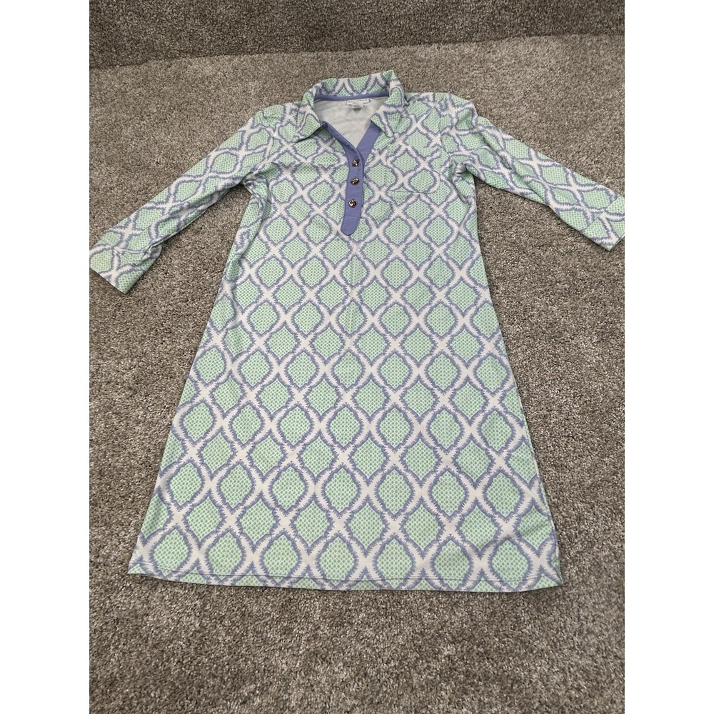 Cabana Life Sardinia Sands Tunic Dress UPF 50 Women's‎ Small Geometric  #0377